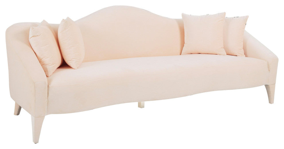 TOV Furniture Naya Peche Velvet Sofa