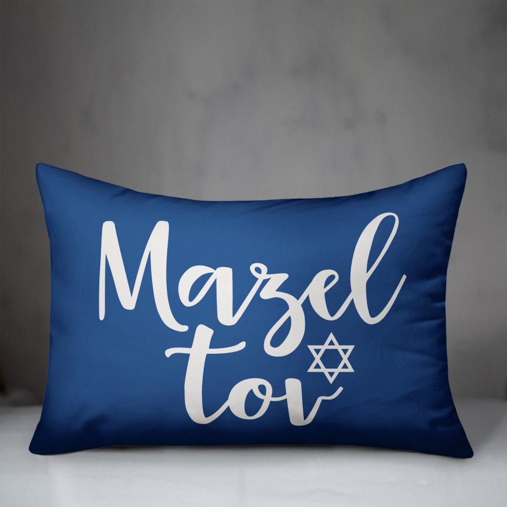 Mazel Tov 14"x20" Throw Pillow