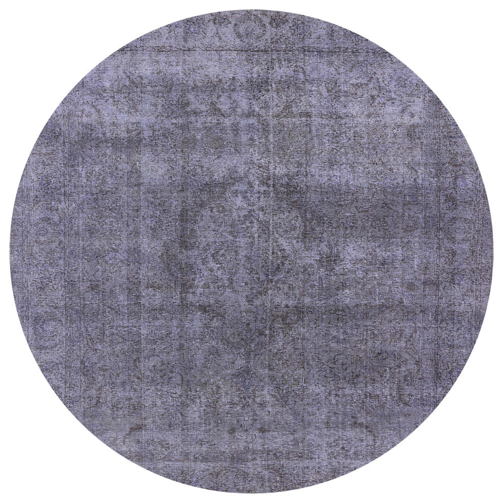 Ahgly Company Indoor Round Mid-Century Modern Area Rugs, 5' Round