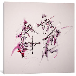 "Quartet Gallery" by Marc Allante, 26x26x1.5"