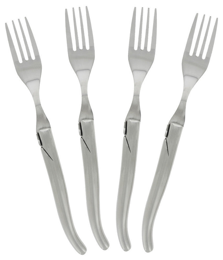 Laguiole Connoisseur Stainless Steel Steak Forks, Set Of 4