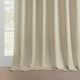 Heritage Plush Velvet Curtain Single Panel, Au Lait Creme, 50"x120"