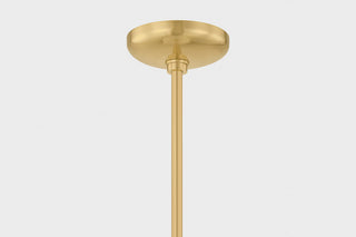 Hudson Valley Lighting Auburndale Pendant, Aged Brass