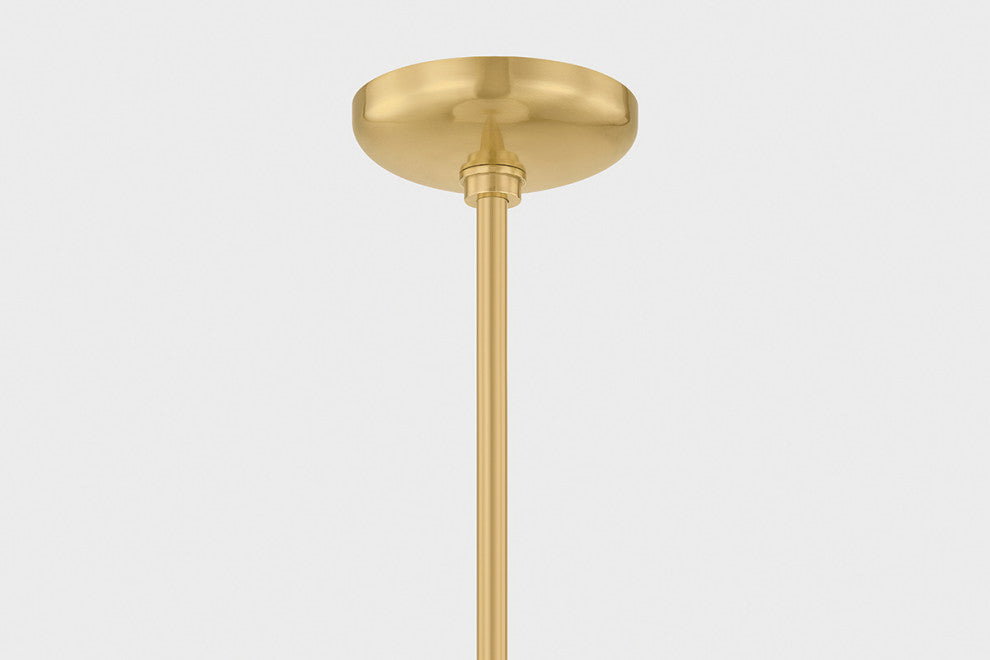 Hudson Valley Lighting Auburndale Pendant, Aged Brass
