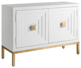 Uttermost Aiken White 2 Door Cabinet