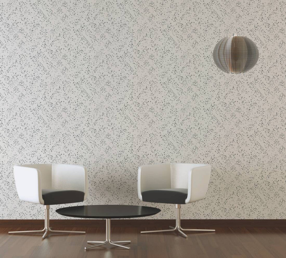 Sample, Modern Textured Wallpaper Featuring Woven Wood, 373942