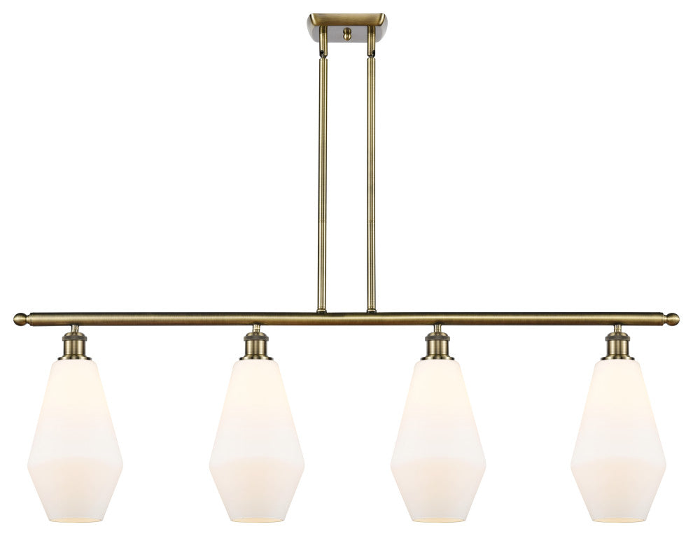 Innovations 516-4I-AB-G651-7-LED 4-Light Island Light, Antique Brass