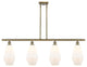 Innovations 516-4I-AB-G651-7-LED 4-Light Island Light, Antique Brass