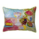 Betsy Drake Wine & Cheese Large Indoor/Outdoor Pillow 16x20
