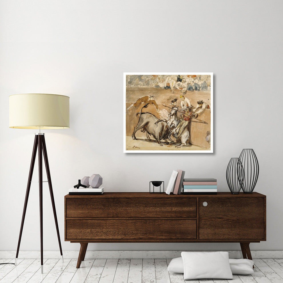 "Bullfight" Digital Paper Print by Edouard Manet, 38"x34"