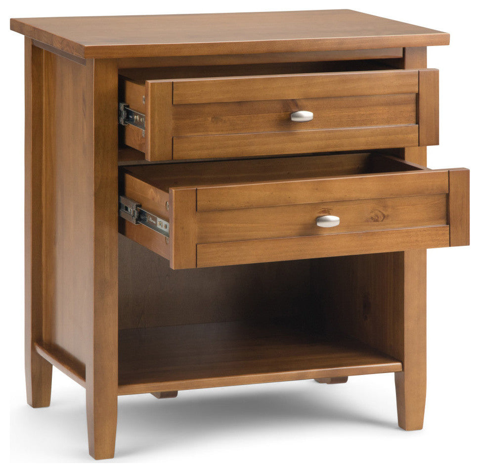 Warm Shaker Bedside Table