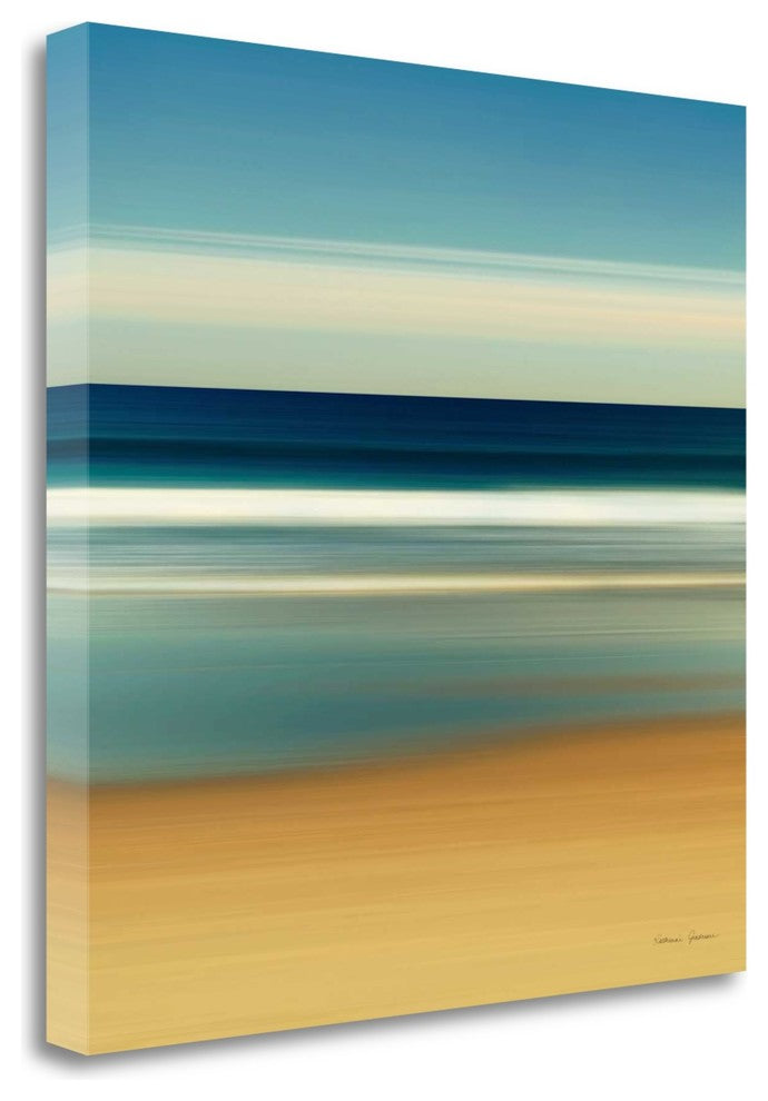 "Sea Stripes II" By Katherine Gendreau, Giclee Print on Gallery Wrap Canvas