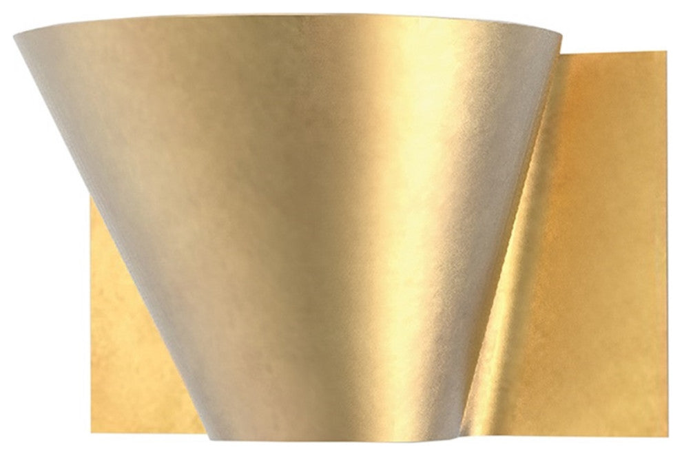 Reeve 1-Light Wall Sconce Vintage Gold Leaf Finish