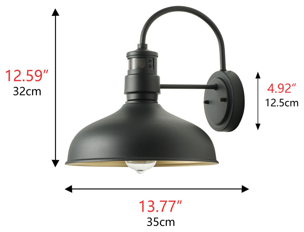 Unique Gooseneck Ourdoor Dusk to Dawn Motion Sensor Barn Light