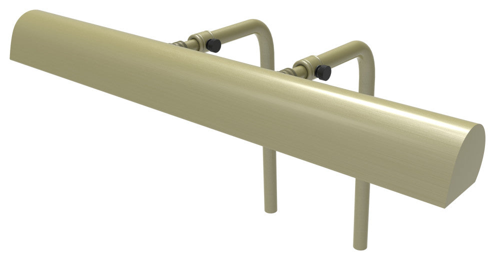 Classic LED Art Lights, Dimmable, Plug-in, Antique Brass, 14"