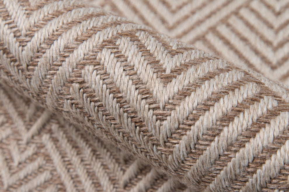Como COM-3 Indoor Outdoor Rug, Beige, 9'10"x13'2"