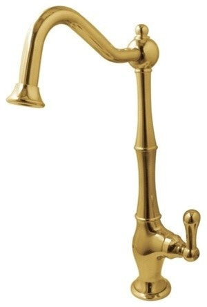 Heritage Low-Lead Cold Water Filtration Faucet,Polished Brass