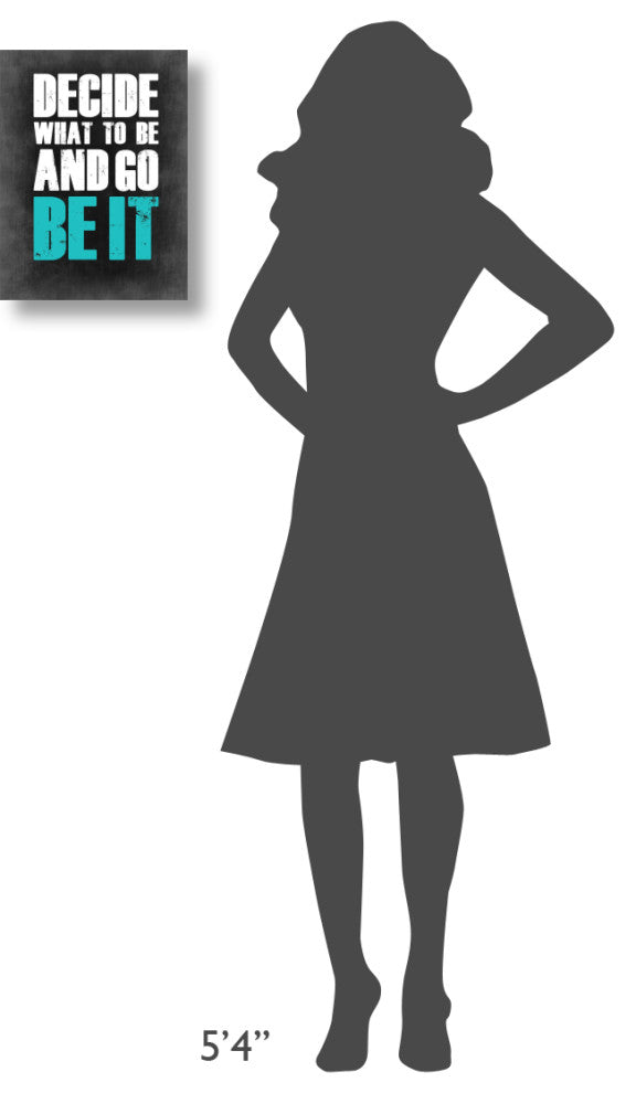 "Be It Poster Grey" Fine Art Print