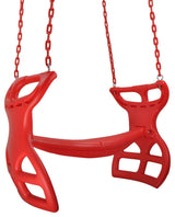 Glider with Coated Chains, Red