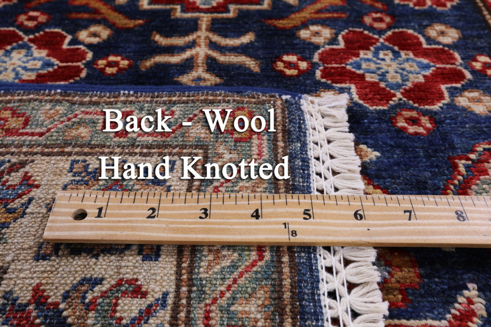 2' 7" X 4' 4" Super Kazak Hand Knotted Rug - Q12953