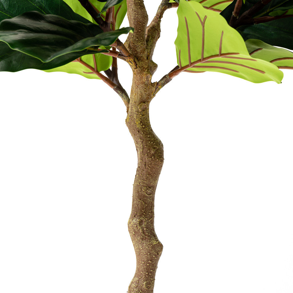 5' Faux Fiddle Leaf Fig Tree in Pot