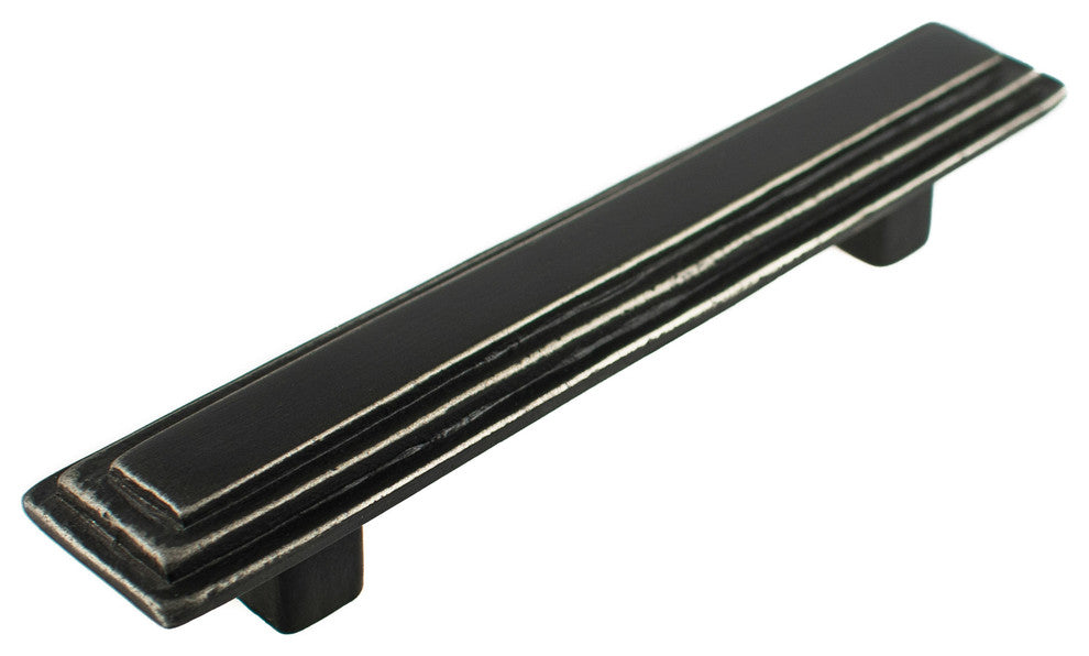 Classic Pewter Cabinet Pull Hawk Hill Hardware, Black Iron