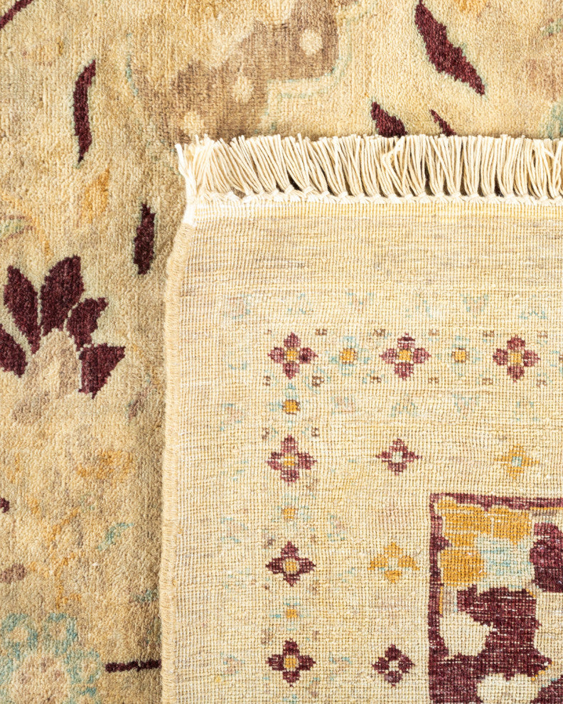 Mogul, One-of-a-Kind Hand-Knotted Area Rug, Ivory, 8' 2" x 10' 3"