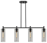 Crown Point 4 43.75" Island Lighting Matte Black