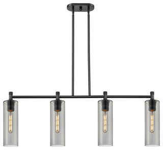 Crown Point 4 43.75" Island Lighting Matte Black