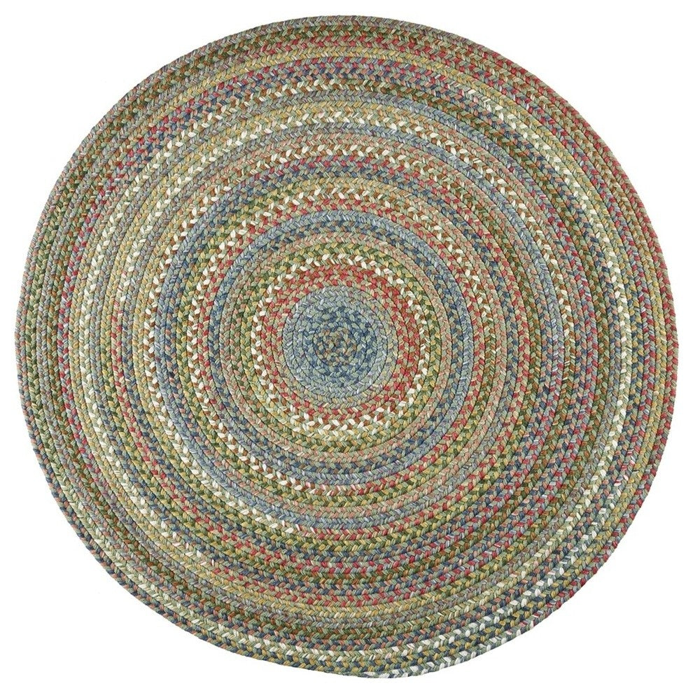 Rhody Rug Country Jewel Rug, Peridot, 10' Round