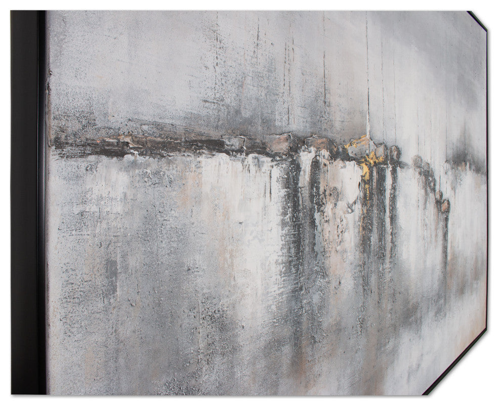 Hushed Breeze, Framed Hand Painted Canvas