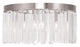 Livex 50554-91 5-Light Brushed Nickel Ceiling Mount, Brushed Nickel