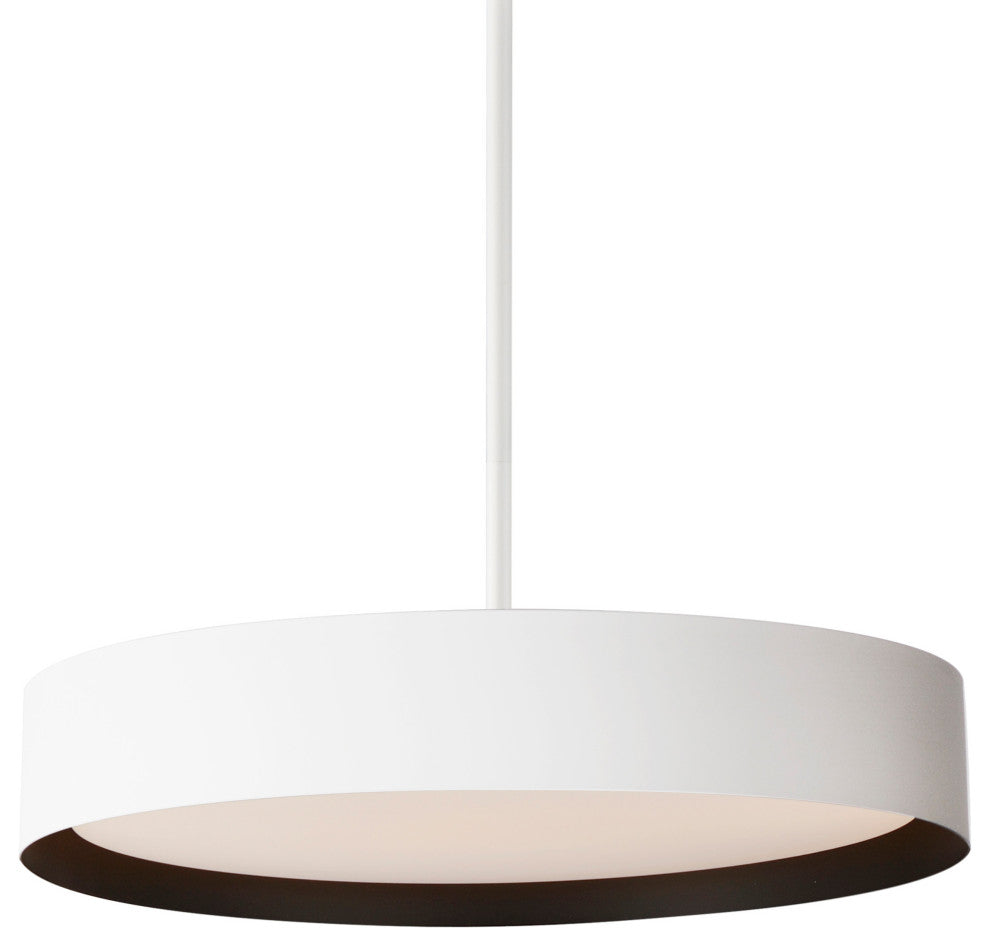 ET2 E51015 Echo 24"W LED Pendant - White / Black