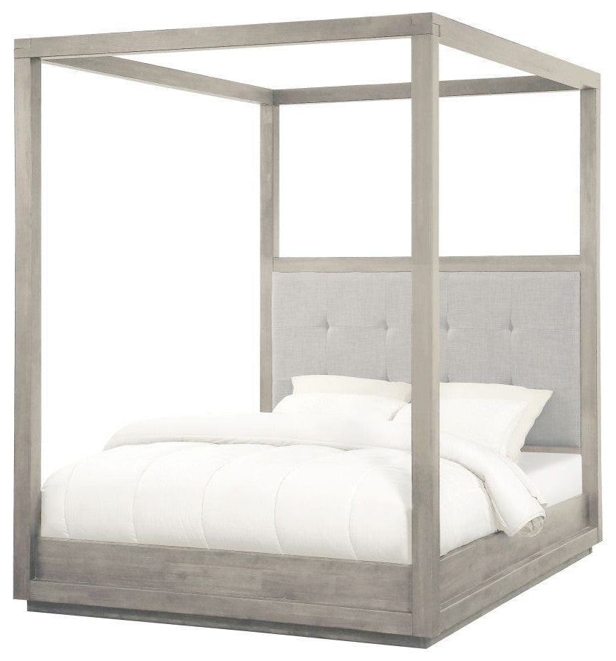Modus Oxford Full Canopy Bed, Mineral