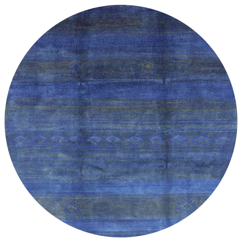 Ahgly Company Indoor Round Mid-Century Modern Area Rugs, 8' Round