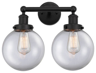 Beacon 2-Light 15.5" Bath Vanity-Light Matte Black