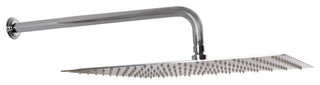 16" Square Shower Head With 19" Shower Arm, Polished Chrome