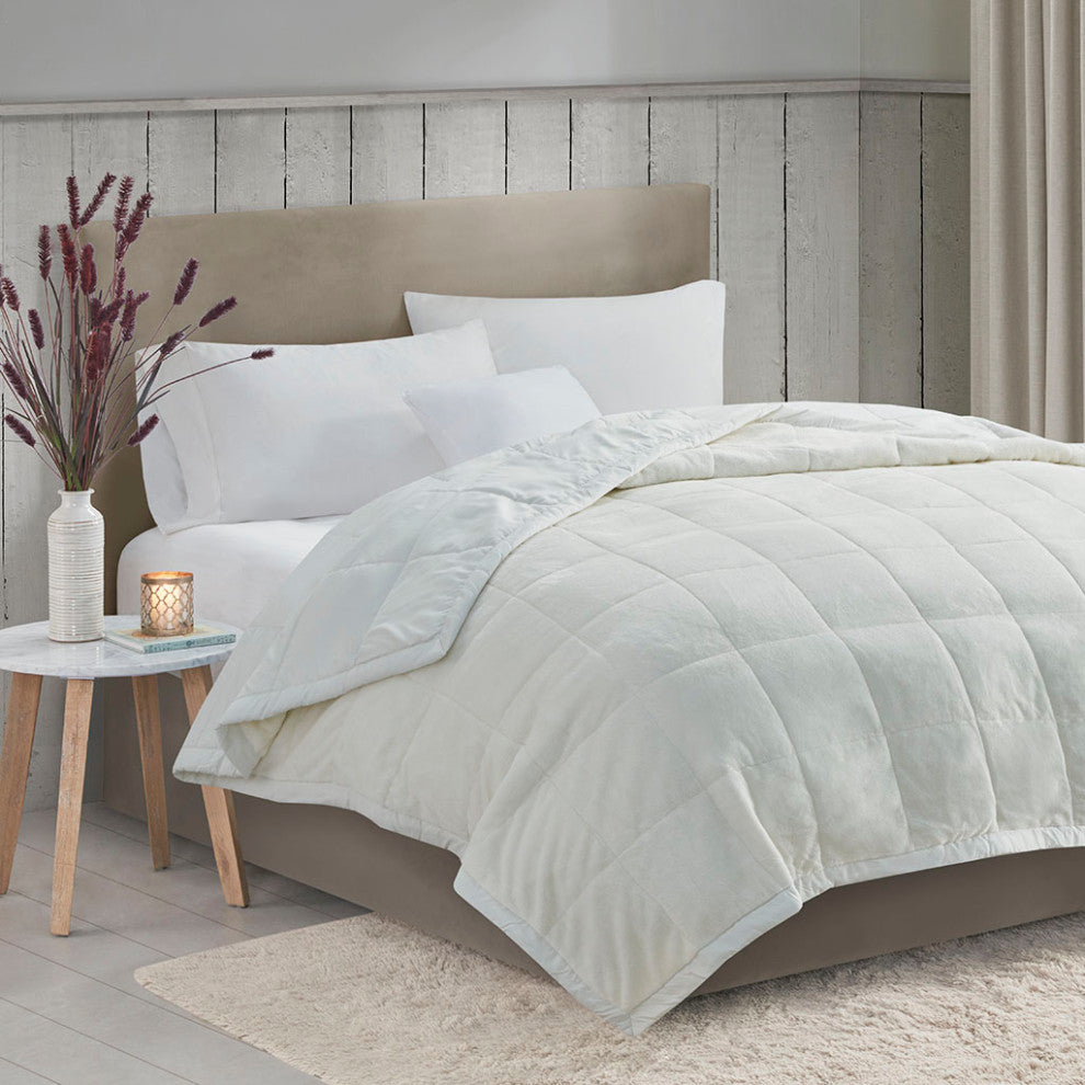 Madison Park Coleman Reversible Down Alternative Bedding Blanket