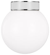Monroe Semi Flush Mount, Polished Nickel