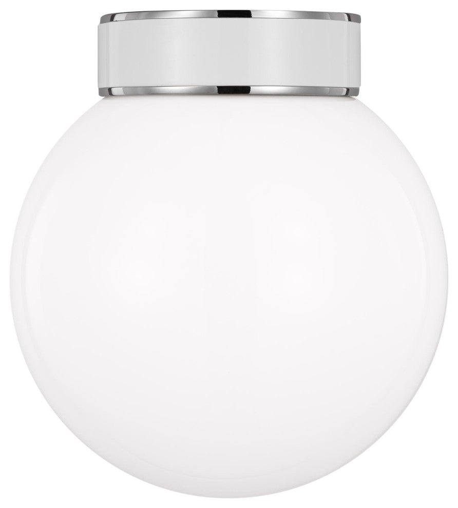 Monroe Semi Flush Mount, Polished Nickel