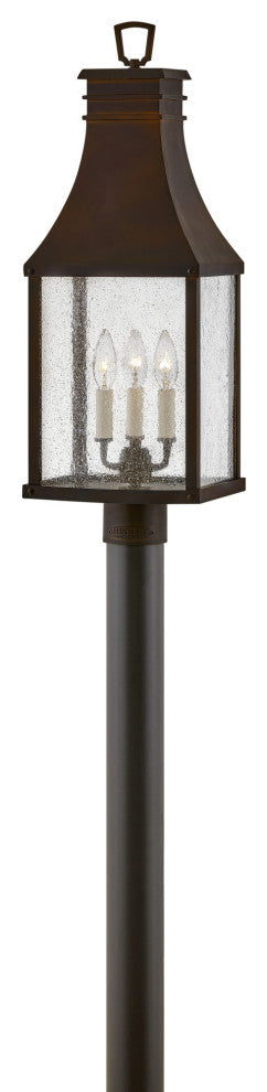 Hinkley Lighting 17461 Beacon Hill 3 Light 26.25" Tall Heritage - Museum Black