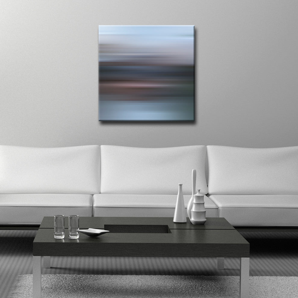 Ready2HangArt 'Blur Stripes XVI' Canvas Wall Art, 20 in. Highx20 in. Wide