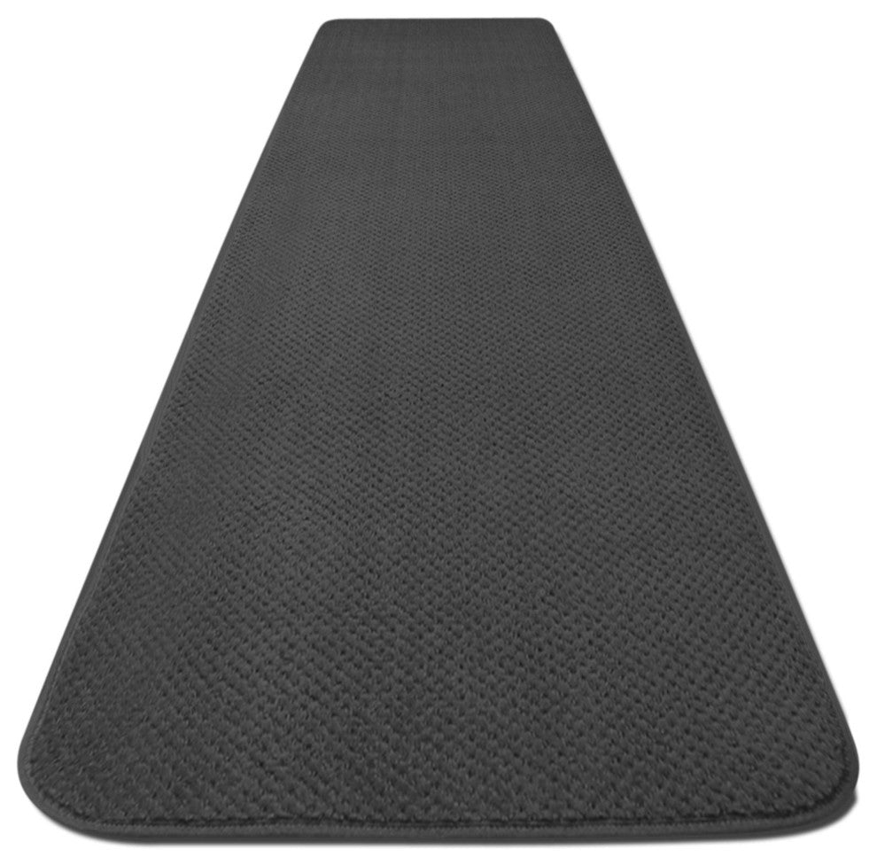 Skid-Resistant Carpet Runner Gray, 36"x8'