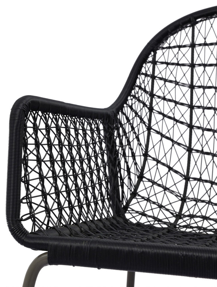 Bandera Outdoor Dining Chair Smoke Black, Grey Bronze