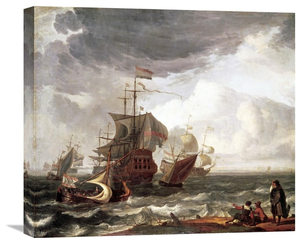 "Dutch Warships" Artwork, 22"x19"