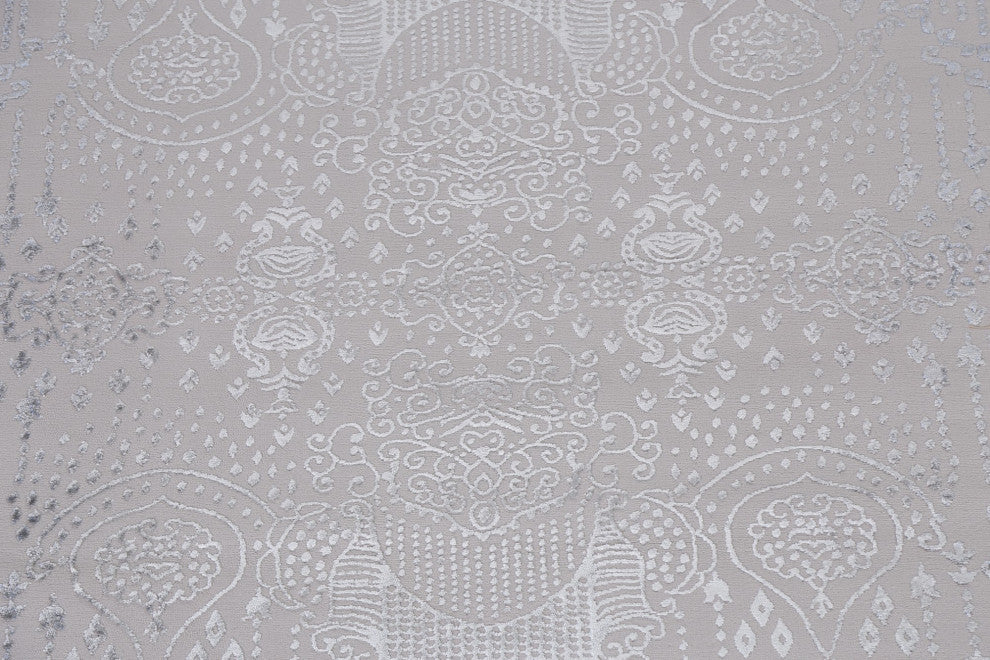 Geometric Damask Turkish Transitional Oriental Rug Home Decor Carpet 8x10