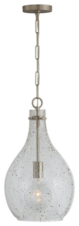 Capital Lighting 333813-472 1 Light 21-1/2" Tall Pendant - Brushed Nickel
