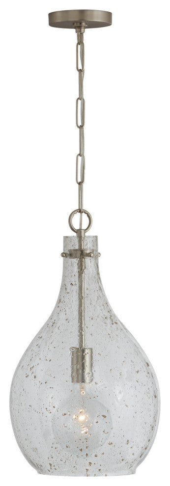 Capital Lighting 333813-472 1 Light 21-1/2" Tall Pendant - Brushed Nickel