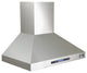 Kucht Professional 36" Modern Stainless Steel Wall Mounted Range Hood in Silver