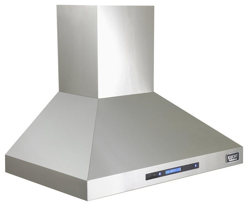 Kucht Professional 36" Modern Stainless Steel Wall Mounted Range Hood in Silver